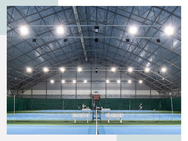 Строительство теннисных кортов в Мирный от 607 руб.