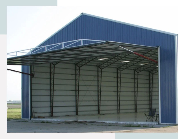 Прямо стенные ангары в мирном