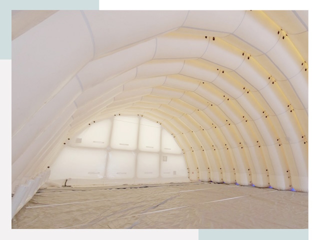 Пневмокаркасные ангары в мирном