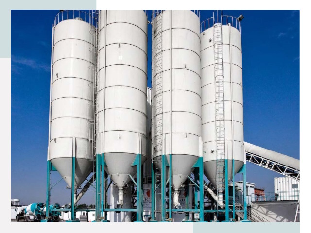Строительство цементных силосов в мирном