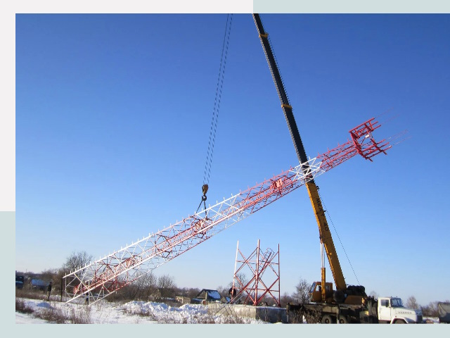 Строительство башен связи в мирном от 607 руб.