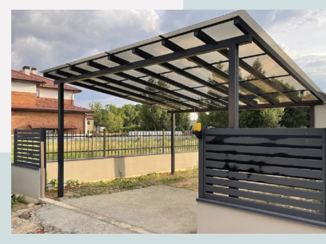 Металлические навесы в Мирный от 607 руб. за м²