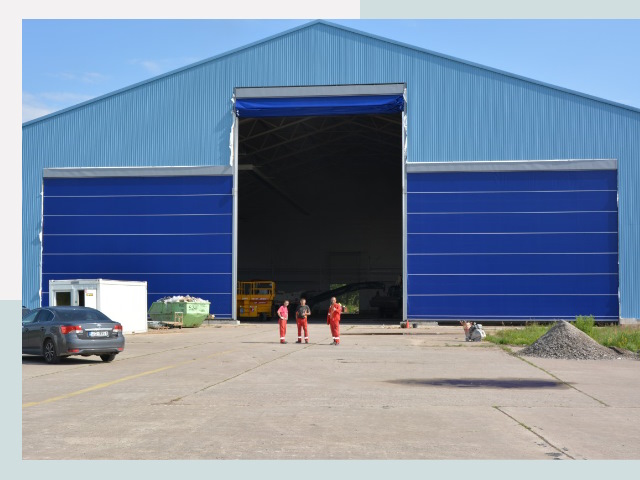 Ангарные ворота в Мирный от СтальСтрой-Мир по цене 607 руб.