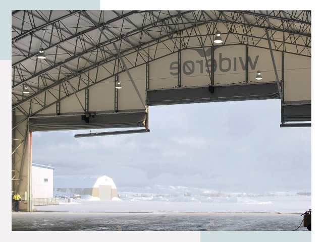 Ворота для ангаров в мирном