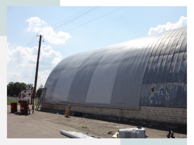 Ремонт ангаров в мирном