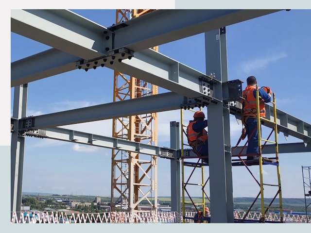 Монтаж металлоконструкций в мирном