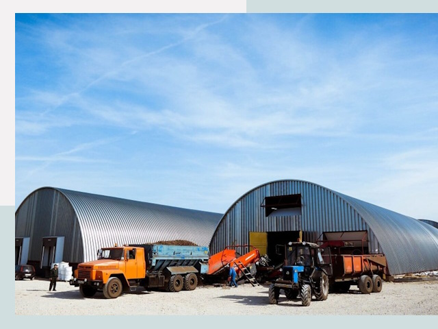 Ангары для спецтехники в мирном